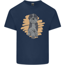 Aussie Doodle Kids T-Shirt Childrens Navy Blue