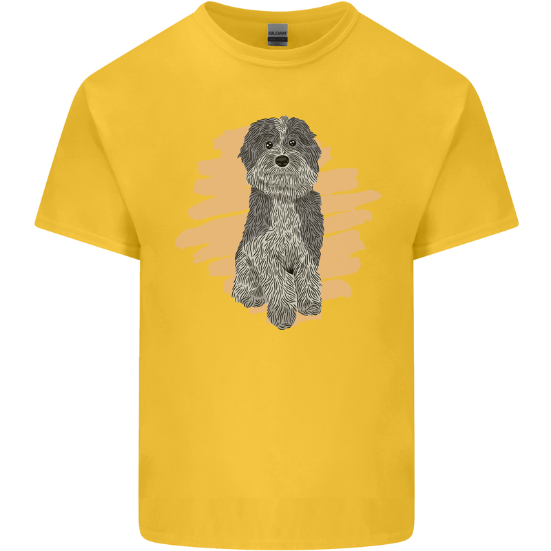 Aussie Doodle Kids T-Shirt Childrens Yellow