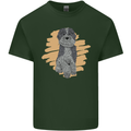 Aussie Doodle Mens Cotton T-Shirt Tee Top Forest Green