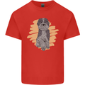 Aussie Doodle Mens Cotton T-Shirt Tee Top Red