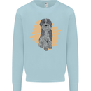 Aussie Doodle Mens Sweatshirt Jumper Light Blue