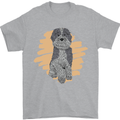 Aussie Doodle Mens T-Shirt 100% Cotton Sports Grey