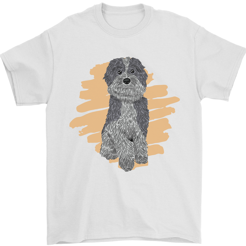 Aussie Doodle Mens T-Shirt 100% Cotton White