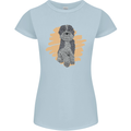 Aussie Doodle Womens Petite Cut T-Shirt Light Blue