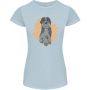 Aussie Doodle Womens Petite Cut T-Shirt Light Blue