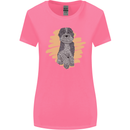 Aussie Doodle Womens Wider Cut T-Shirt Azalea