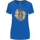 Aussie Doodle Womens Wider Cut T-Shirt Royal Blue