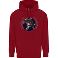 Australian Bodybuilding Flag Gym Training Spartan Childrens Kids Hoodie Red