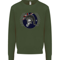 Australian Bodybuilding Flag Gym Training Spartan Kids Sweatshirt Jumper Forest Green