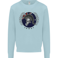 Australian Bodybuilding Flag Gym Training Spartan Kids Sweatshirt Jumper Light Blue