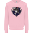 Australian Bodybuilding Flag Gym Training Spartan Kids Sweatshirt Jumper Light Pink