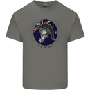 Australian Bodybuilding Flag Gym Training Spartan Kids T-Shirt Childrens Charcoal
