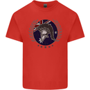 Australian Bodybuilding Flag Gym Training Spartan Kids T-Shirt Childrens Red