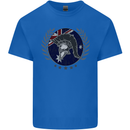 Australian Bodybuilding Flag Gym Training Spartan Kids T-Shirt Childrens Royal Blue