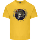 Australian Bodybuilding Flag Gym Training Spartan Kids T-Shirt Childrens Yellow