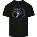 Australian Bodybuilding Flag Gym Training Spartan Mens Cotton T-Shirt Tee Top Black