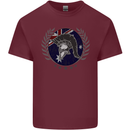 Australian Bodybuilding Flag Gym Training Spartan Mens Cotton T-Shirt Tee Top Maroon