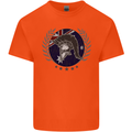 Australian Bodybuilding Flag Gym Training Spartan Mens Cotton T-Shirt Tee Top Orange