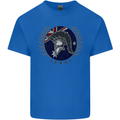 Australian Bodybuilding Flag Gym Training Spartan Mens Cotton T-Shirt Tee Top Royal Blue
