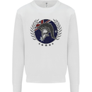 Australian Bodybuilding Flag Gym Training Spartan Mens Sweatshirt Jumper White
