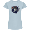 Australian Bodybuilding Flag Gym Training Spartan Womens Petite Cut T-Shirt Light Blue