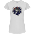 Australian Bodybuilding Flag Gym Training Spartan Womens Petite Cut T-Shirt White