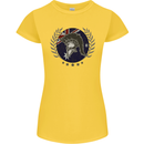 Australian Bodybuilding Flag Gym Training Spartan Womens Petite Cut T-Shirt Yellow