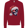 Australian Christmas Skull Xmas Australia Flag Kids Sweatshirt Jumper Red