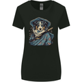 Australian Sheepdog Samurai Warrior Fantasy Womens Wider Cut T-Shirt Black