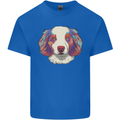 Australian Shepherd Dog Mens Cotton T-Shirt Tee Top Royal Blue