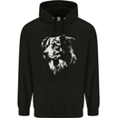 Australian Shepherd Dog Sheepdog Mens 80% Cotton Hoodie Black