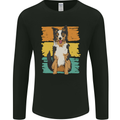 Australian Shepherd Dog Sheepdog Mens Long Sleeve T-Shirt Black