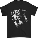 Australian Shepherd Dog Sheepdog Mens T-Shirt 100% Cotton Black