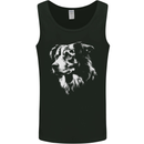 Australian Shepherd Dog Sheepdog Mens Vest Tank Top Black