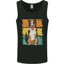 Australian Shepherd Dog Sheepdog Mens Vest Tank Top Black