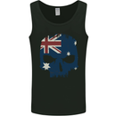 Australian Skull Australia Gym Biker Flag Mens Vest Tank Top Black