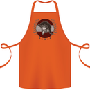 Austria Bodybuilding Flag Gym Training Austrian Cotton Apron 100% Organic Orange