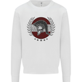 Austria Bodybuilding Flag Gym Training Austrian Kids Sweatshirt Jumper White