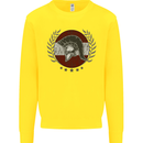 Austria Bodybuilding Flag Gym Training Austrian Kids Sweatshirt Jumper Yellow
