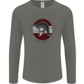 Austria Bodybuilding Flag Gym Training Austrian Mens Long Sleeve T-Shirt Charcoal