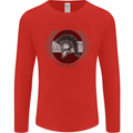 Austria Bodybuilding Flag Gym Training Austrian Mens Long Sleeve T-Shirt Red