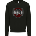 Austria Bodybuilding Flag Gym Training Austrian Mens Sweatshirt Jumper Black