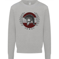 Austria Bodybuilding Flag Gym Training Austrian Mens Sweatshirt Jumper Sports Grey