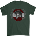 Austria Bodybuilding Flag Gym Training Austrian Mens T-Shirt 100% Cotton Forest Green