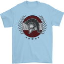 Austria Bodybuilding Flag Gym Training Austrian Mens T-Shirt 100% Cotton Light Blue