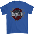 Austria Bodybuilding Flag Gym Training Austrian Mens T-Shirt 100% Cotton Royal Blue