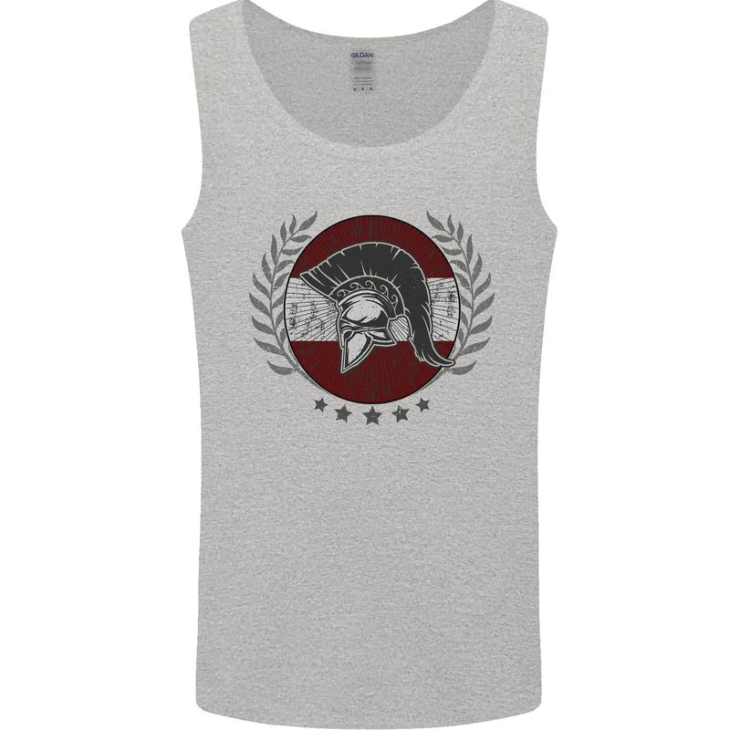 Austria Bodybuilding Flag Gym Training Austrian Mens Vest Tank Top Sports Grey