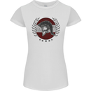 Austria Bodybuilding Flag Gym Training Austrian Womens Petite Cut T-Shirt White