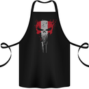 Austria Skull Gym Training Bodybuilding Cotton Apron 100% Organic Black