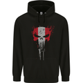 Austria Skull Gym Training Bodybuilding Mens 80% Cotton Hoodie Black